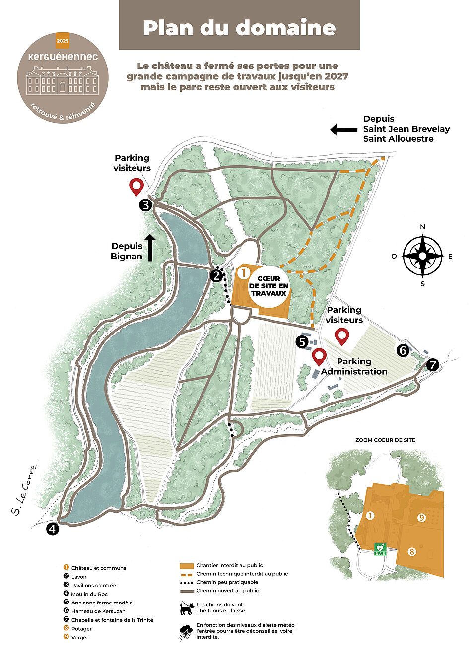 Plan du Domaine 